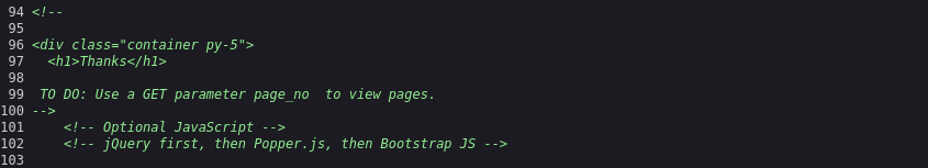Inspección del código